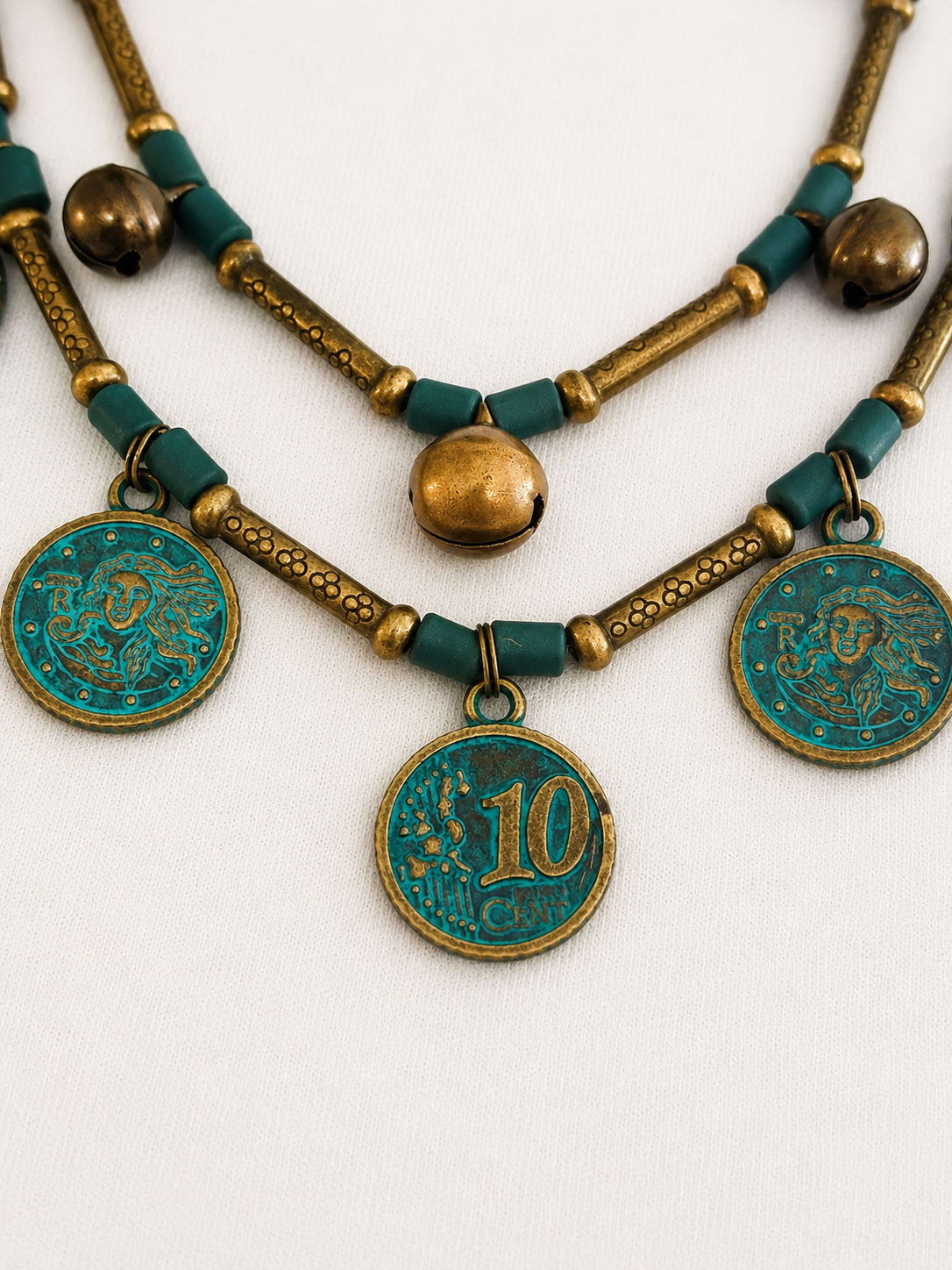 Patina Coin Necklace
