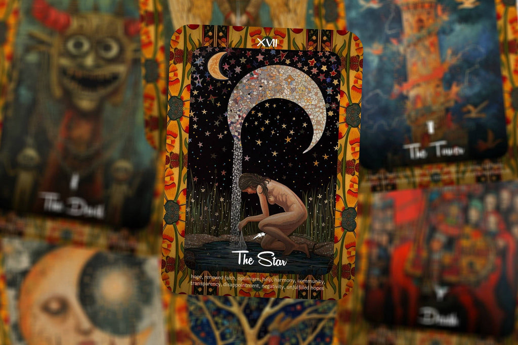 Celestial Folklore Tarot Inspired by Ukrainian Art