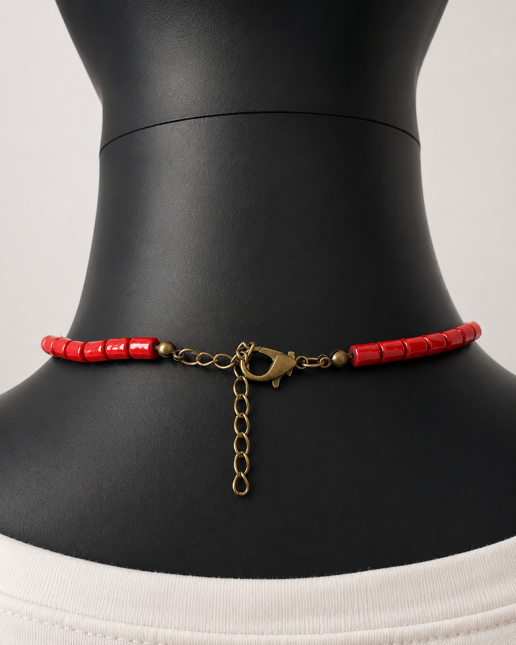 Ceramic & Brass Statement Necklace