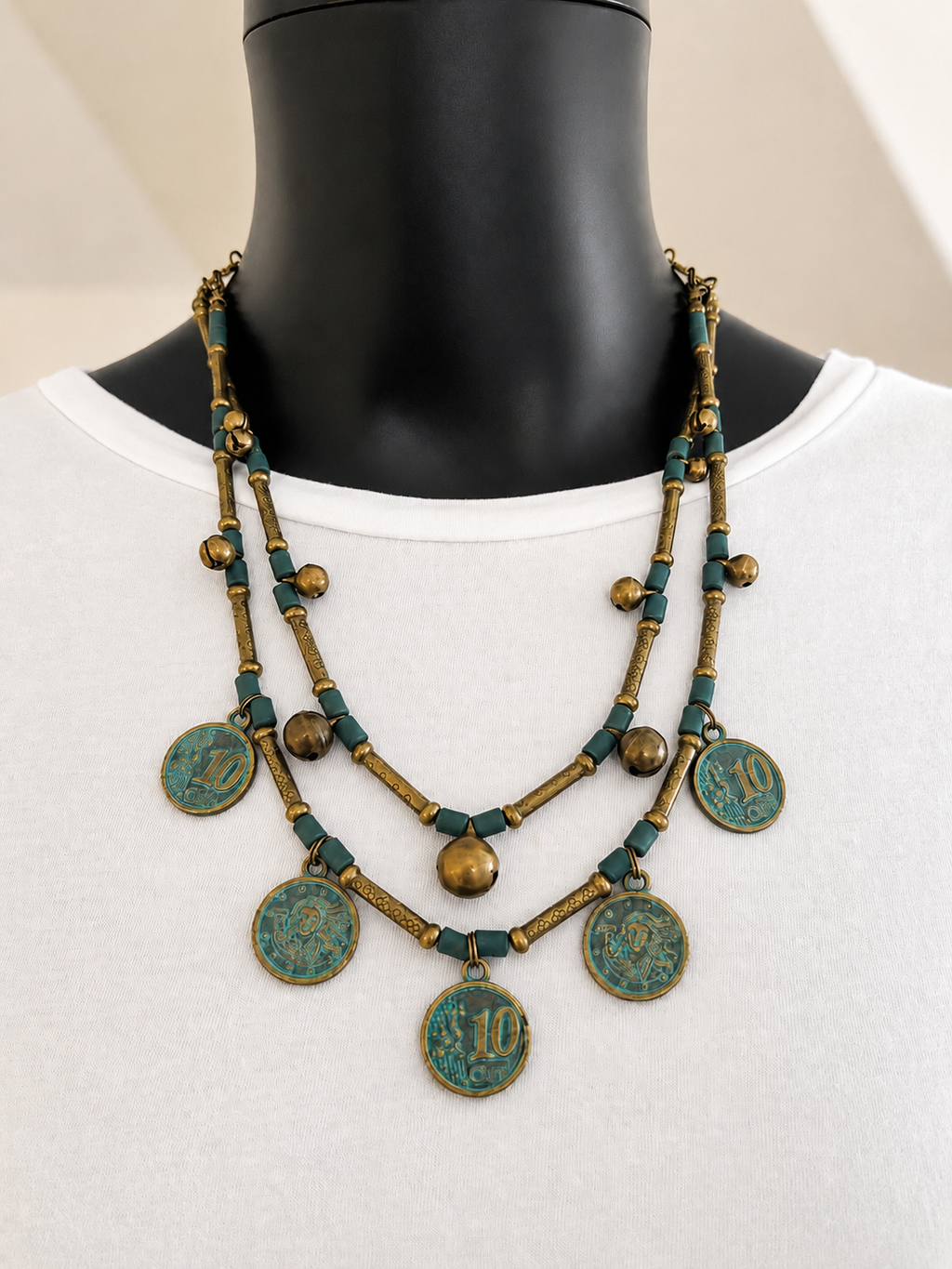 Patina Coin Necklace