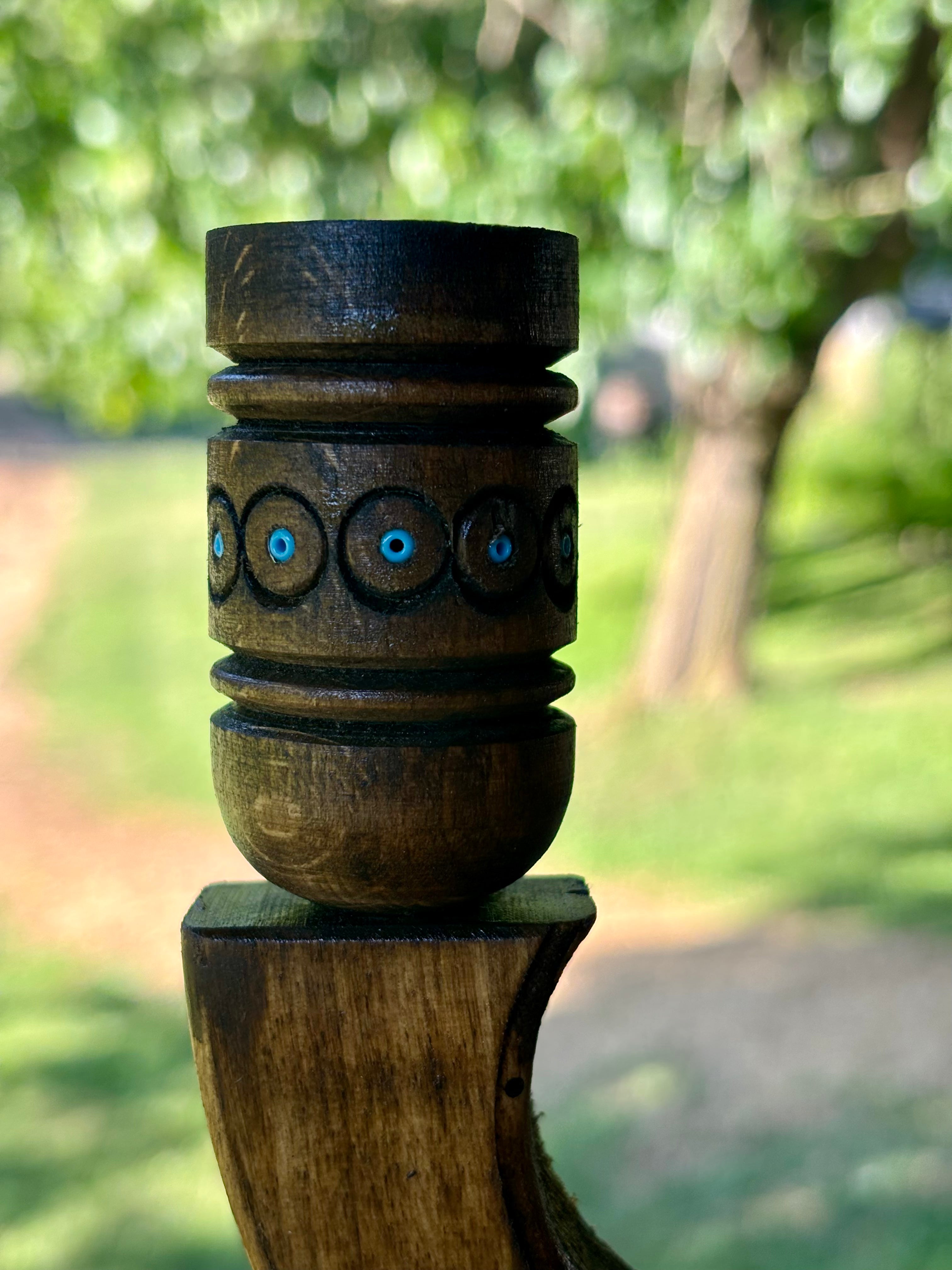 Three-Candle Holder from a 100-Year-Old Carpathian Home