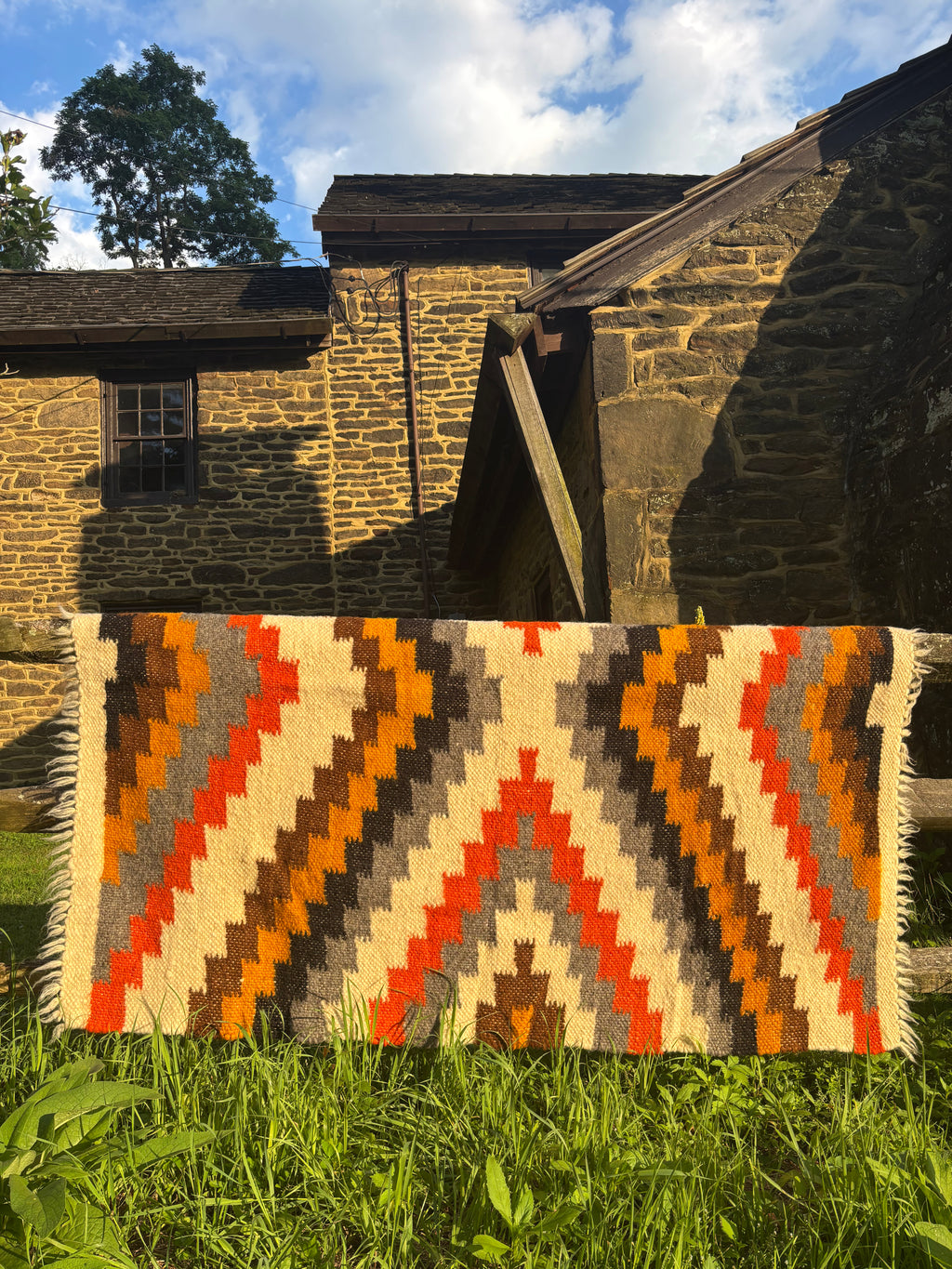 Fires of the Highlands Medium Wool Throw