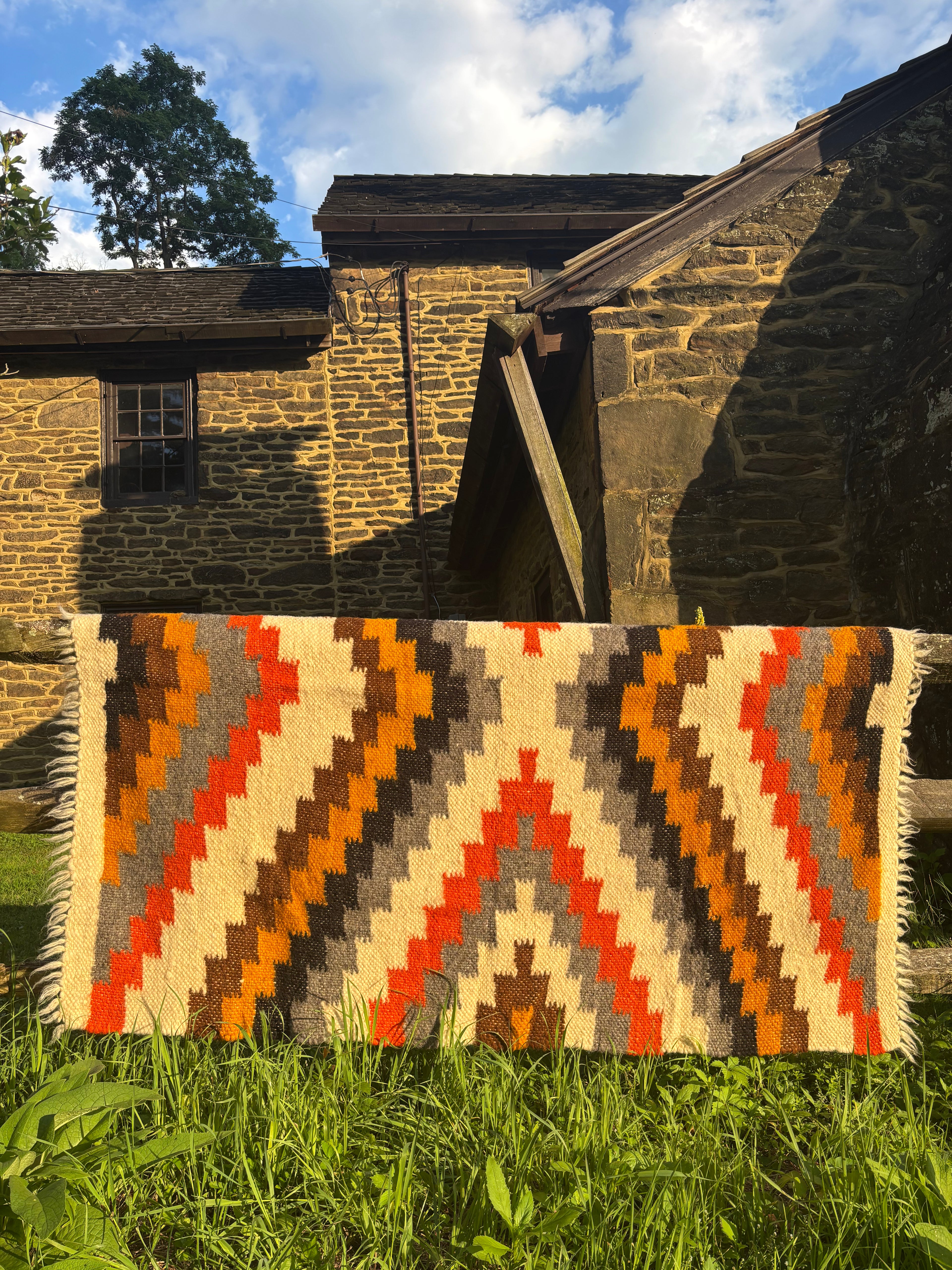 Fires of the Highlands Medium Wool Throw