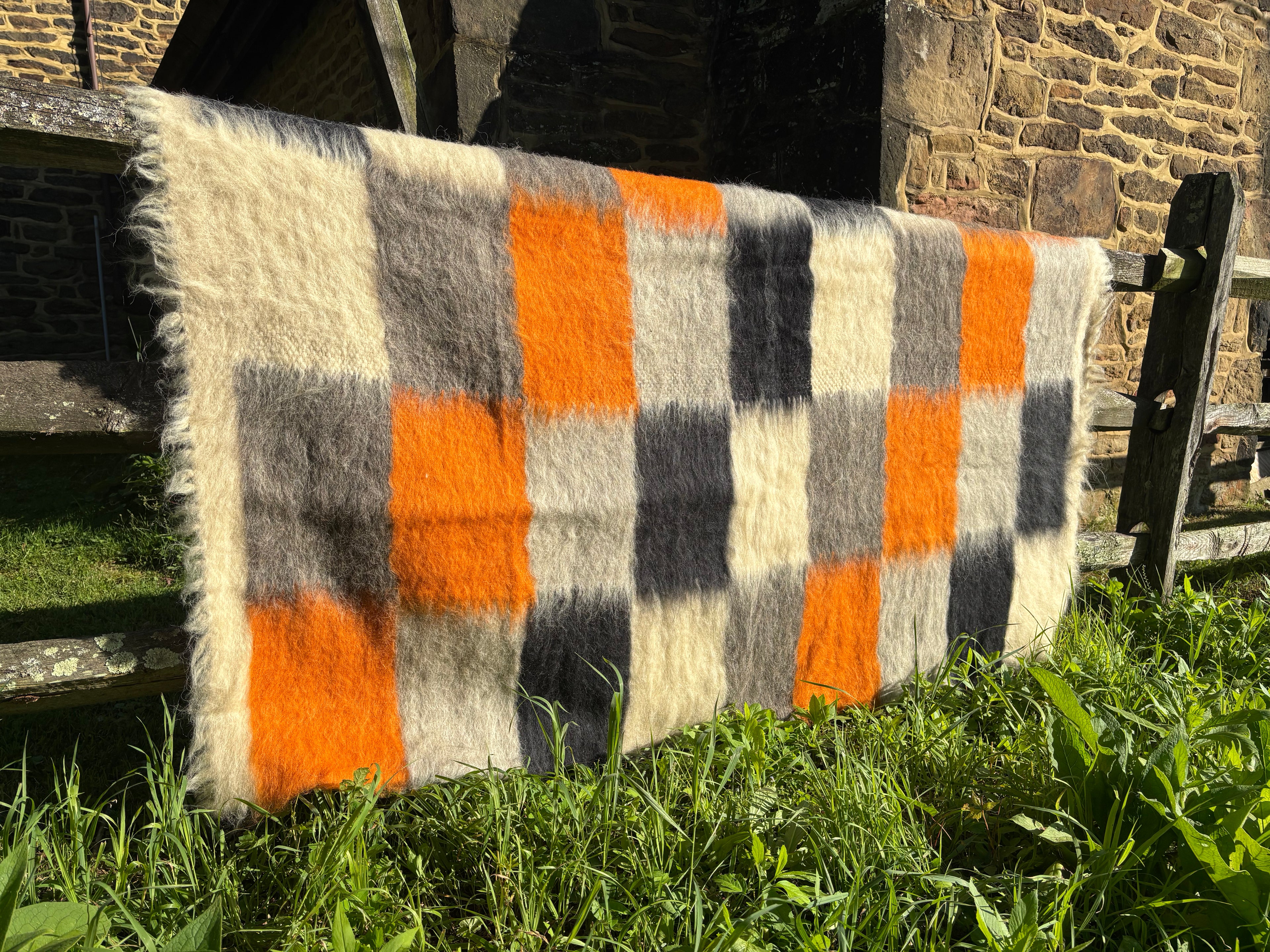 Carpathian Ember Wool Throw