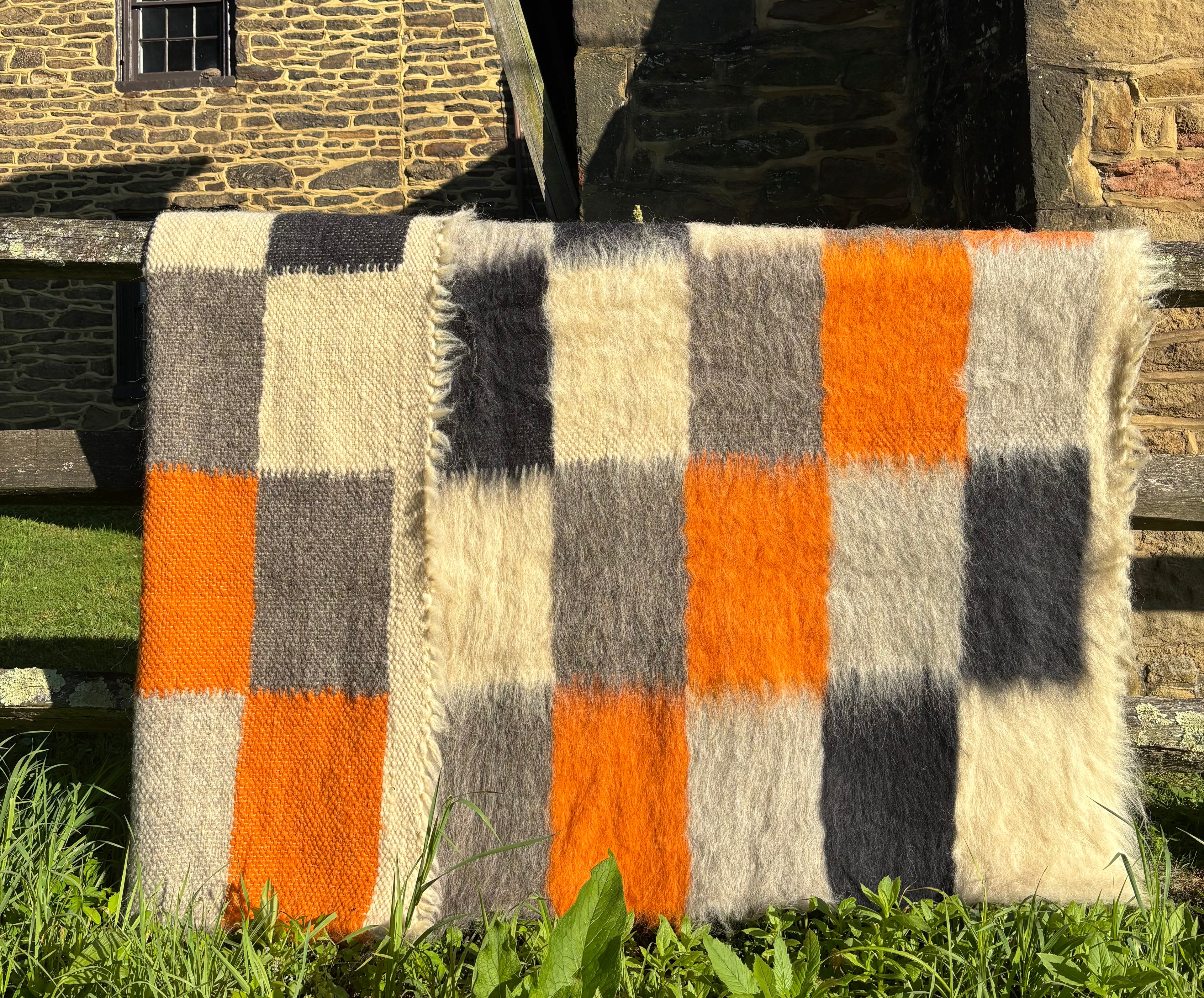 Carpathian Ember Wool Throw