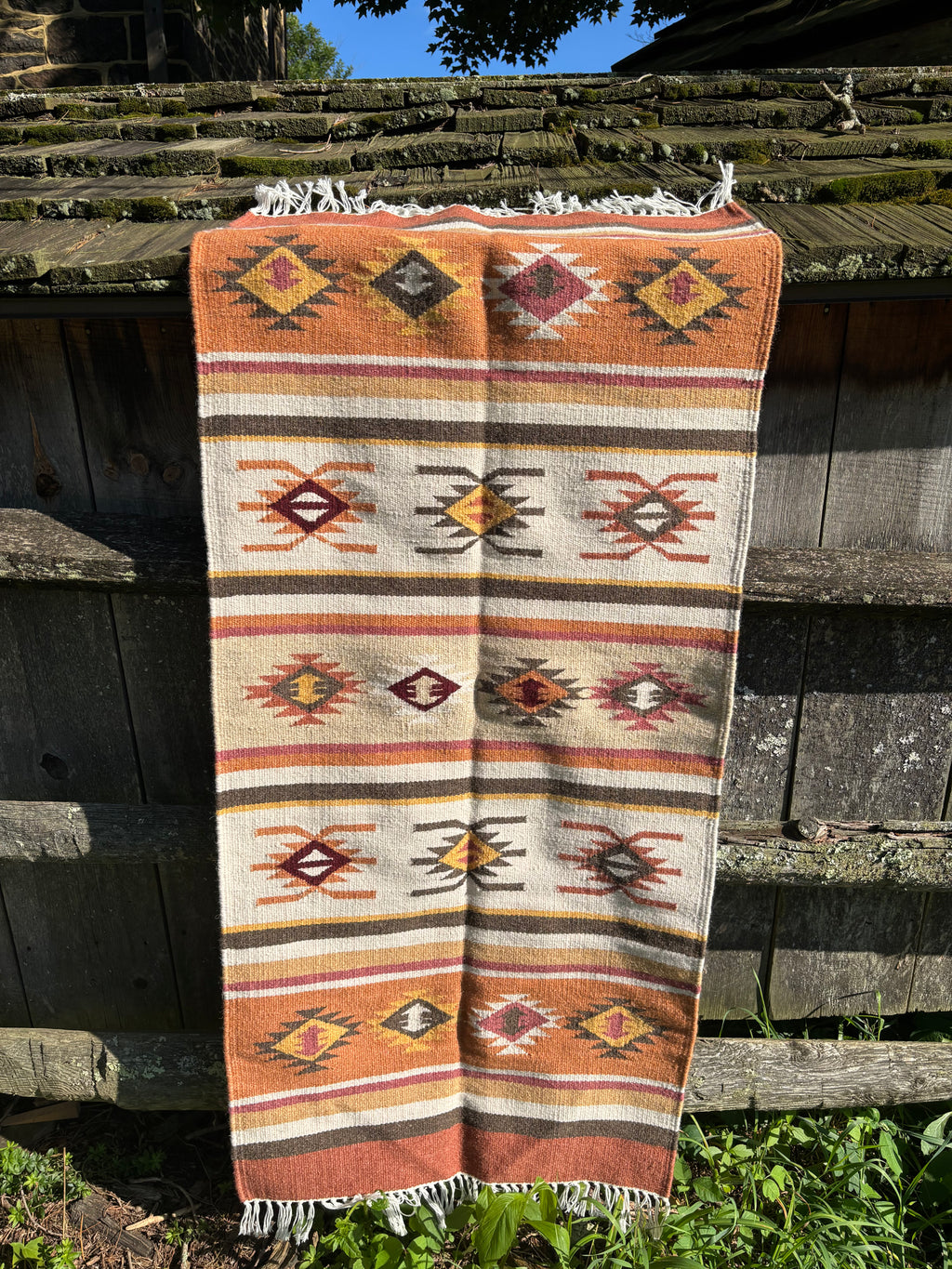 Carpathian Fall Wool Runner — 59 x 26 inches