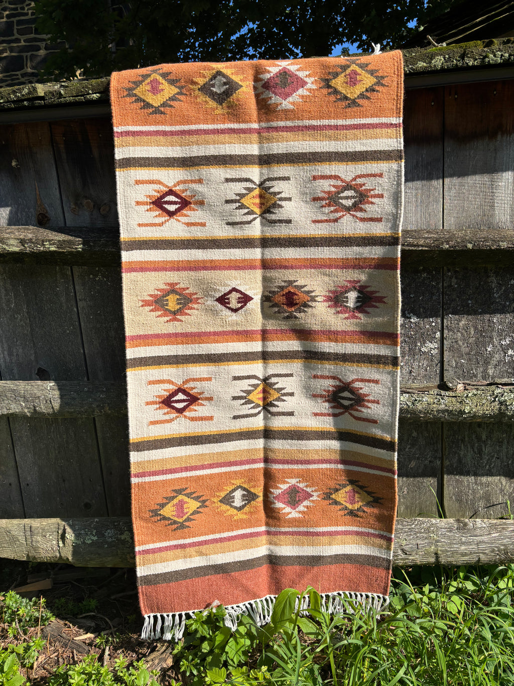 Carpathian Fall Wool Runner — 59 x 26 inches