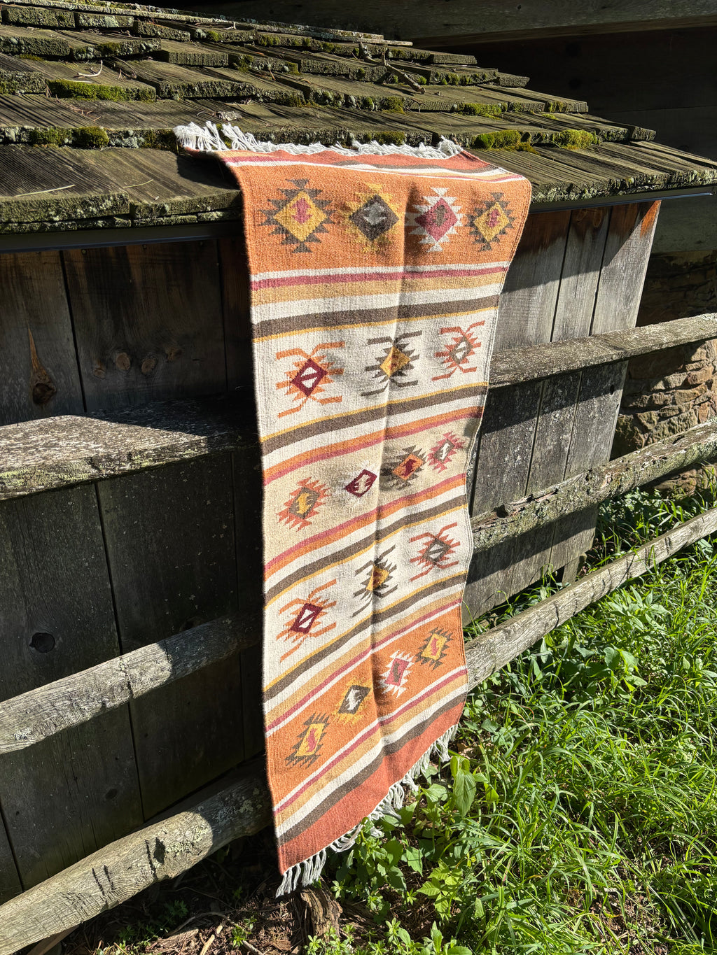 Carpathian Fall Wool Runner — 59 x 26 inches