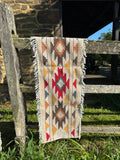 Ember Mosaic Handmade Wool Runner — 56 × 15 Inches