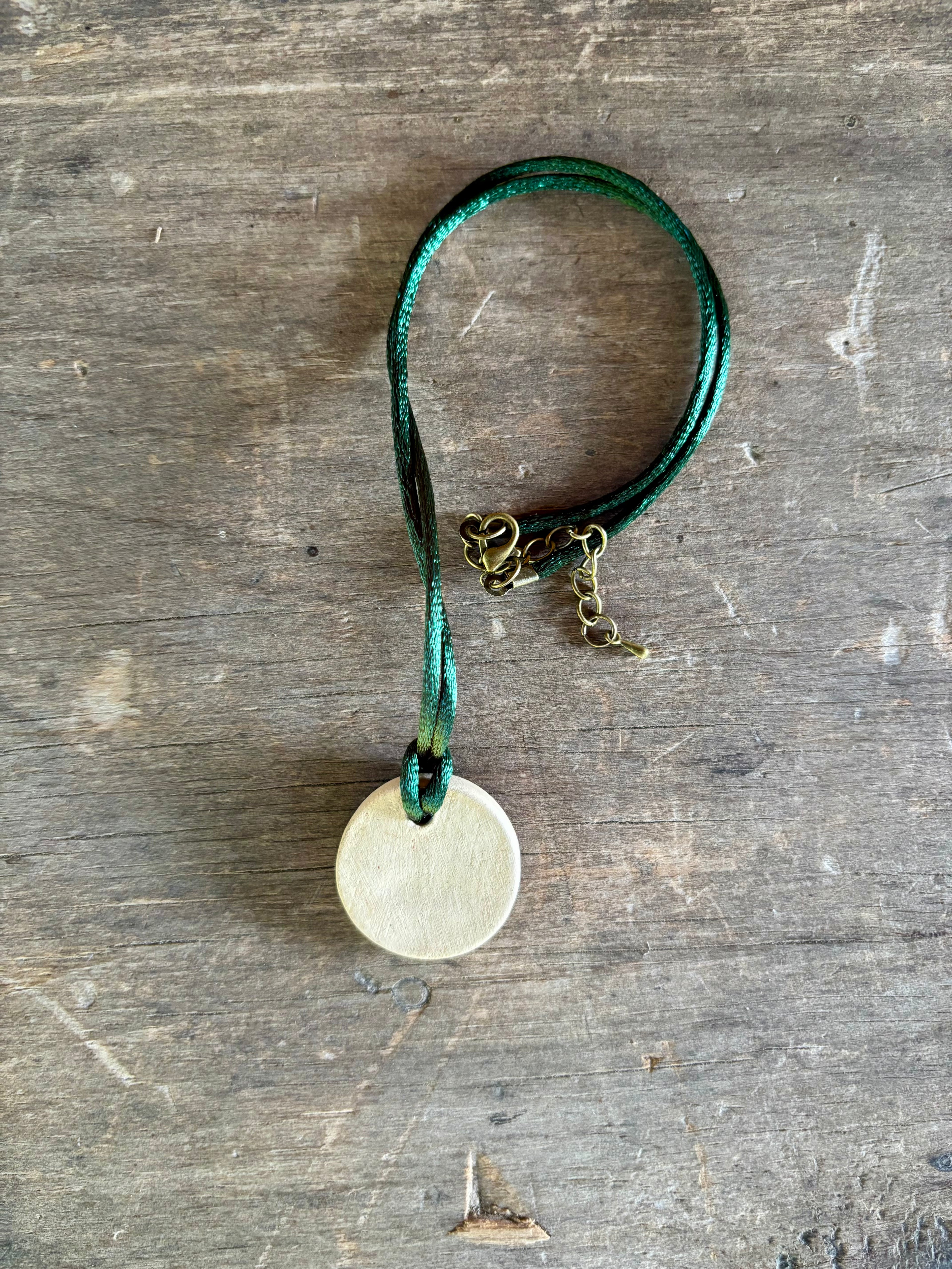 Tree of Life Ceramic Pendant Necklace
