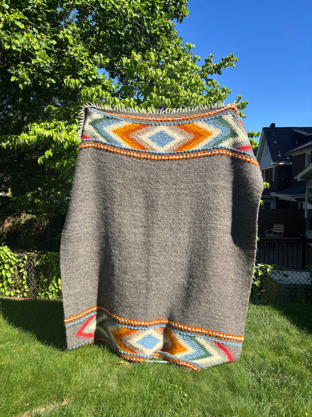 Stone & Sky Large Wool Throw