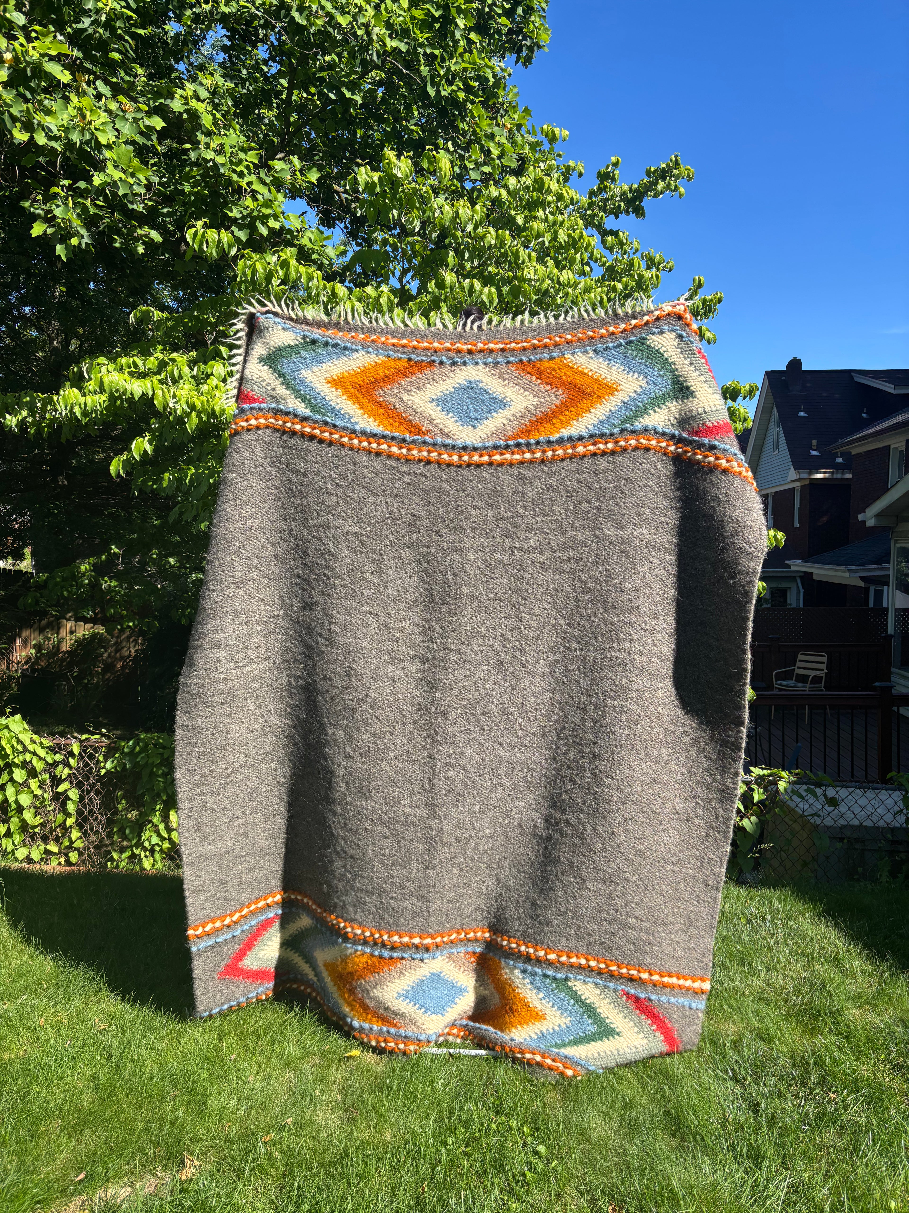 Stone & Sky Large Wool Throw