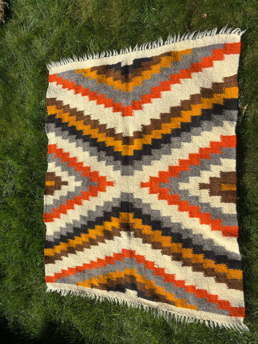 Fires of the Highlands Medium Wool Throw