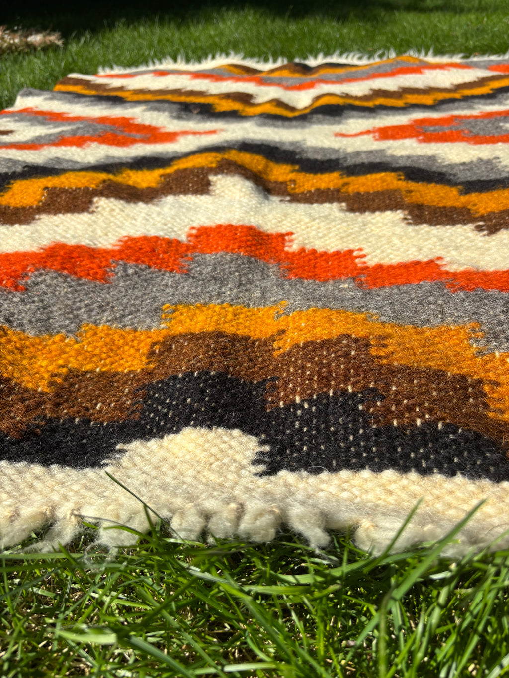Fires of the Highlands Medium Wool Throw