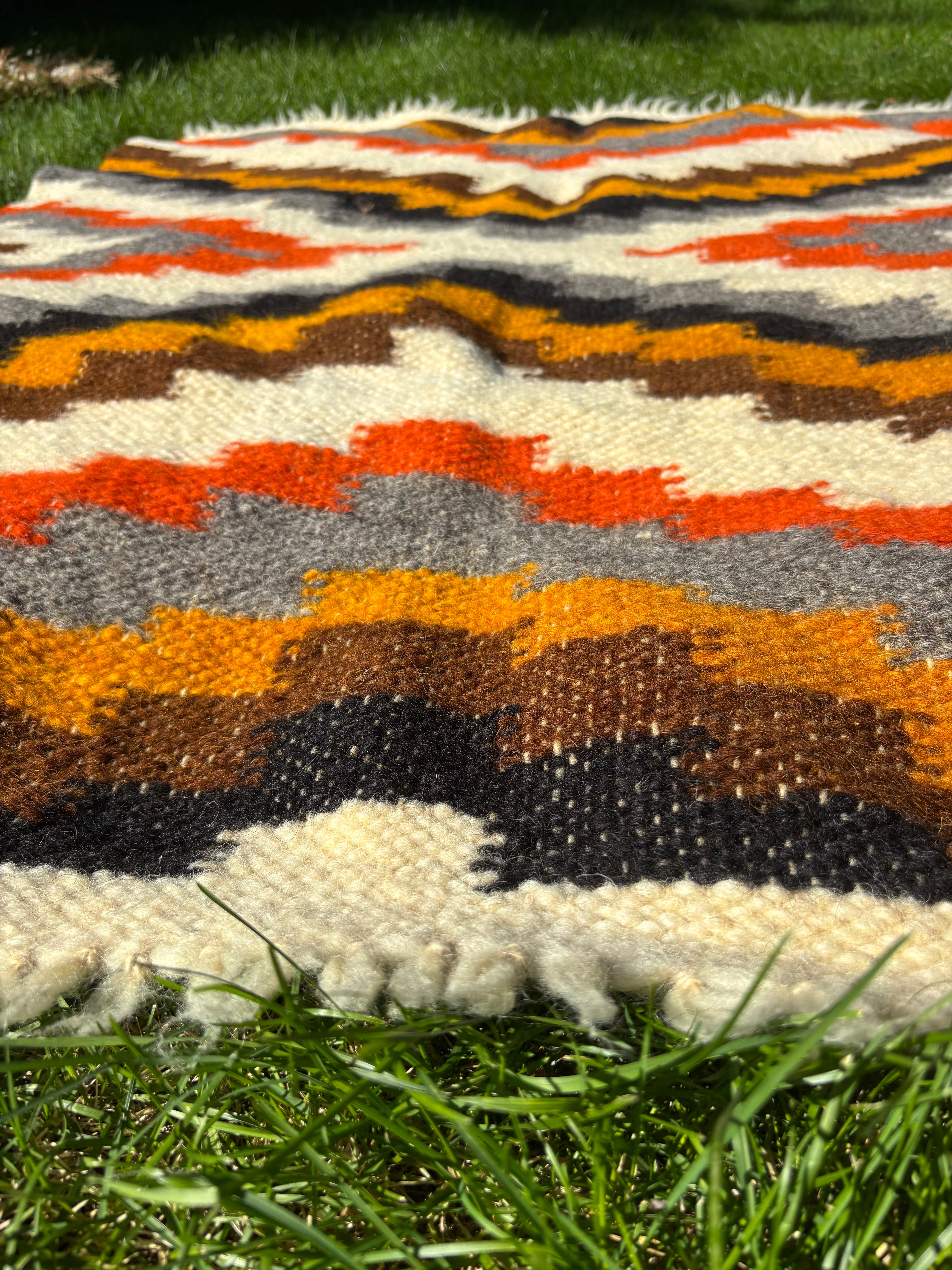 Fires of the Highlands Medium Wool Throw