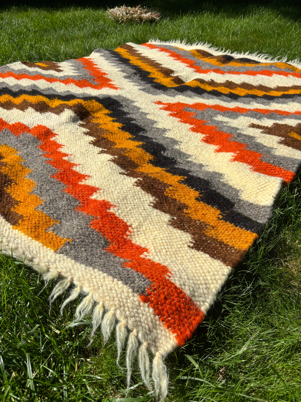 Fires of the Highlands Medium Wool Throw