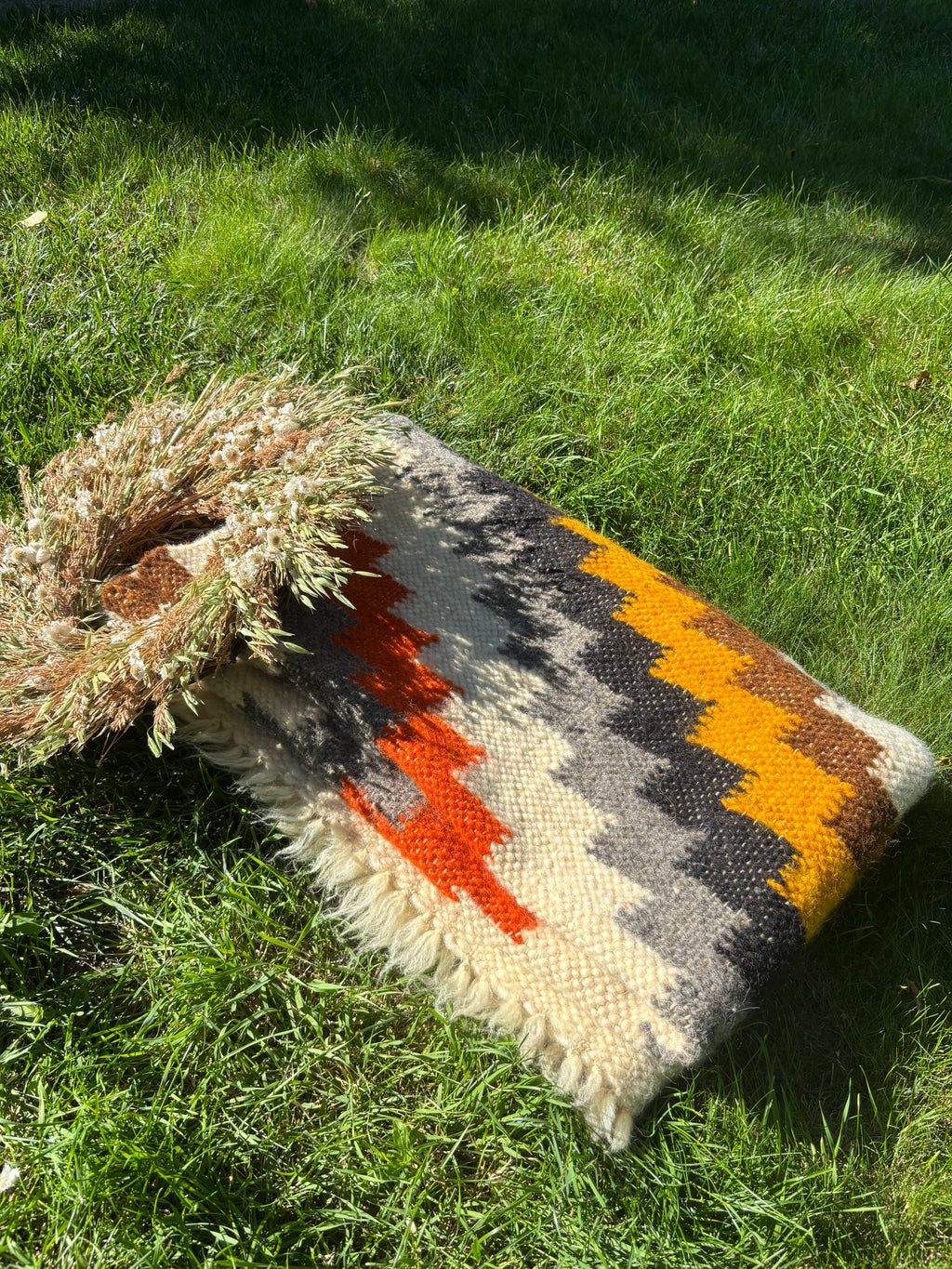 Fires of the Highlands Medium Wool Throw