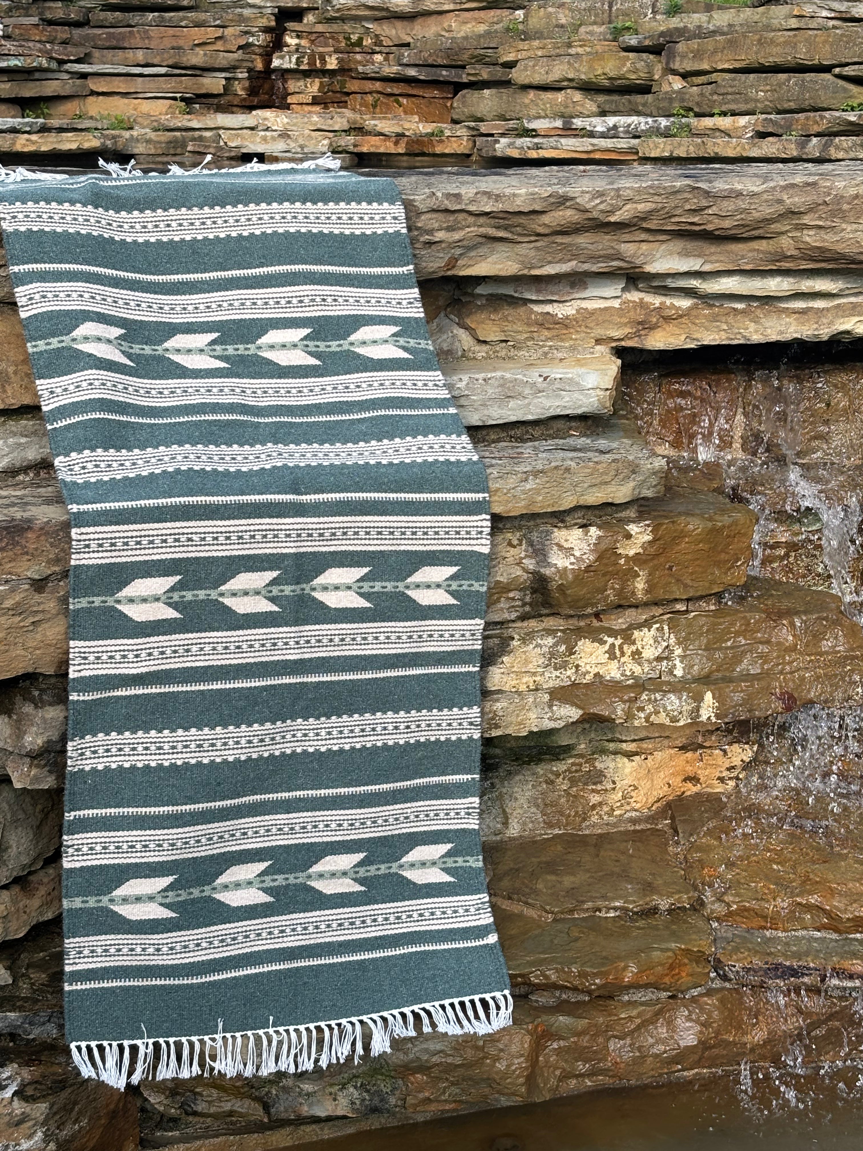 Sage Horizon Kilim Runner