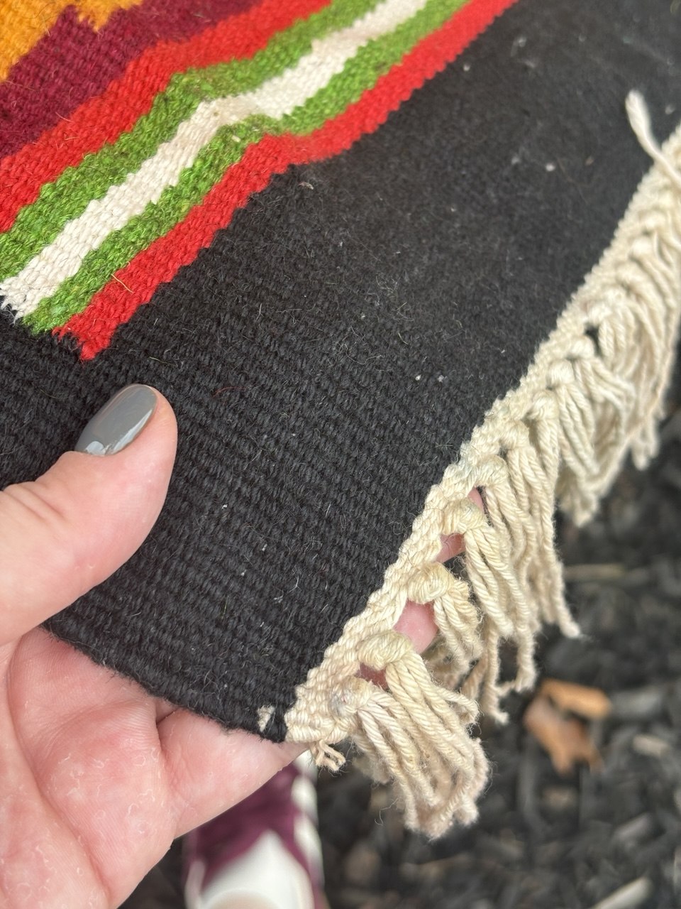 Vintage Ukrainian Wool Kilim Rug, 1970s–1980s - Carpathian Ember Mosaic, 7' × 4'6"