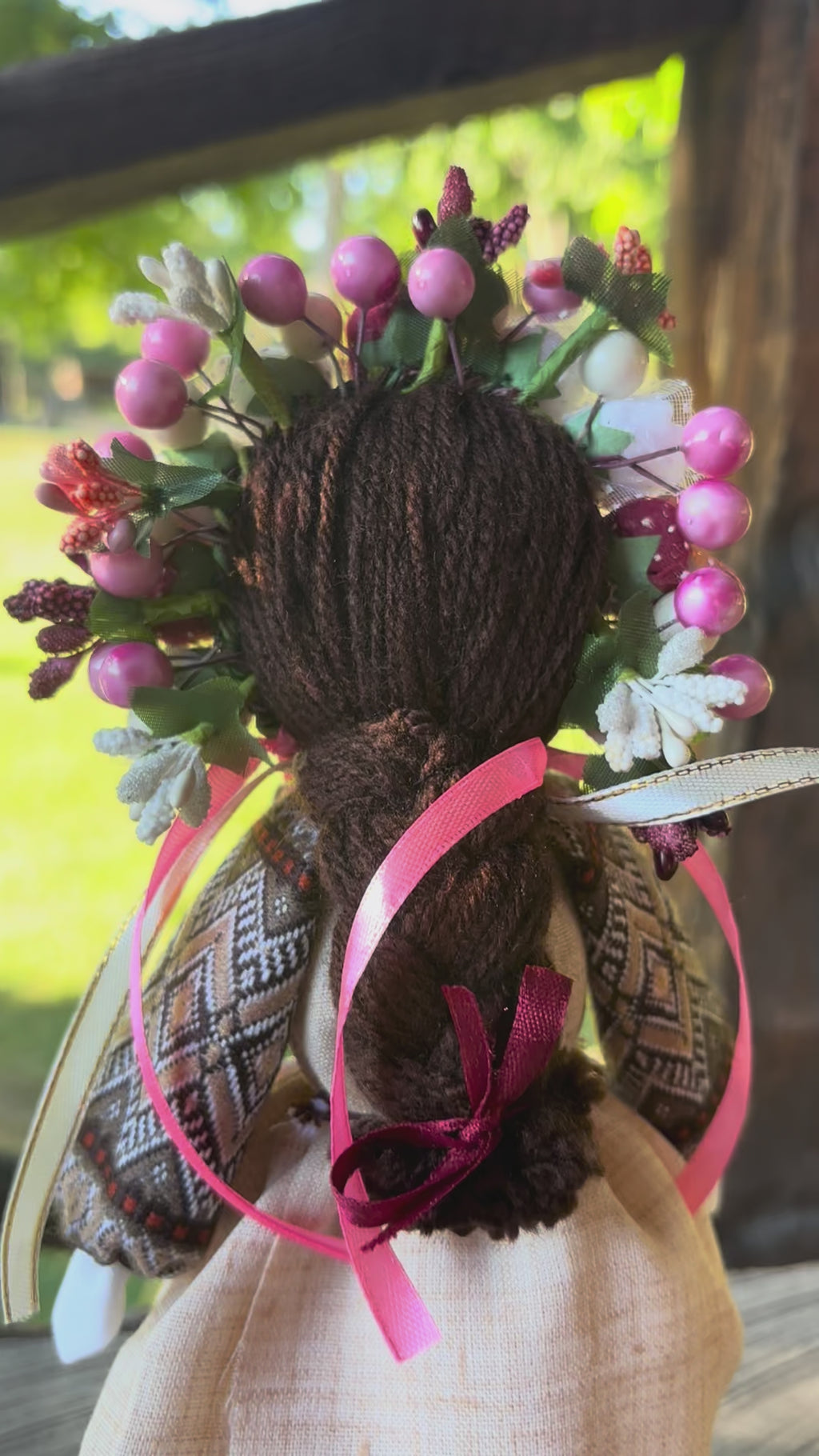 Beige Motanka Doll — 10 inches