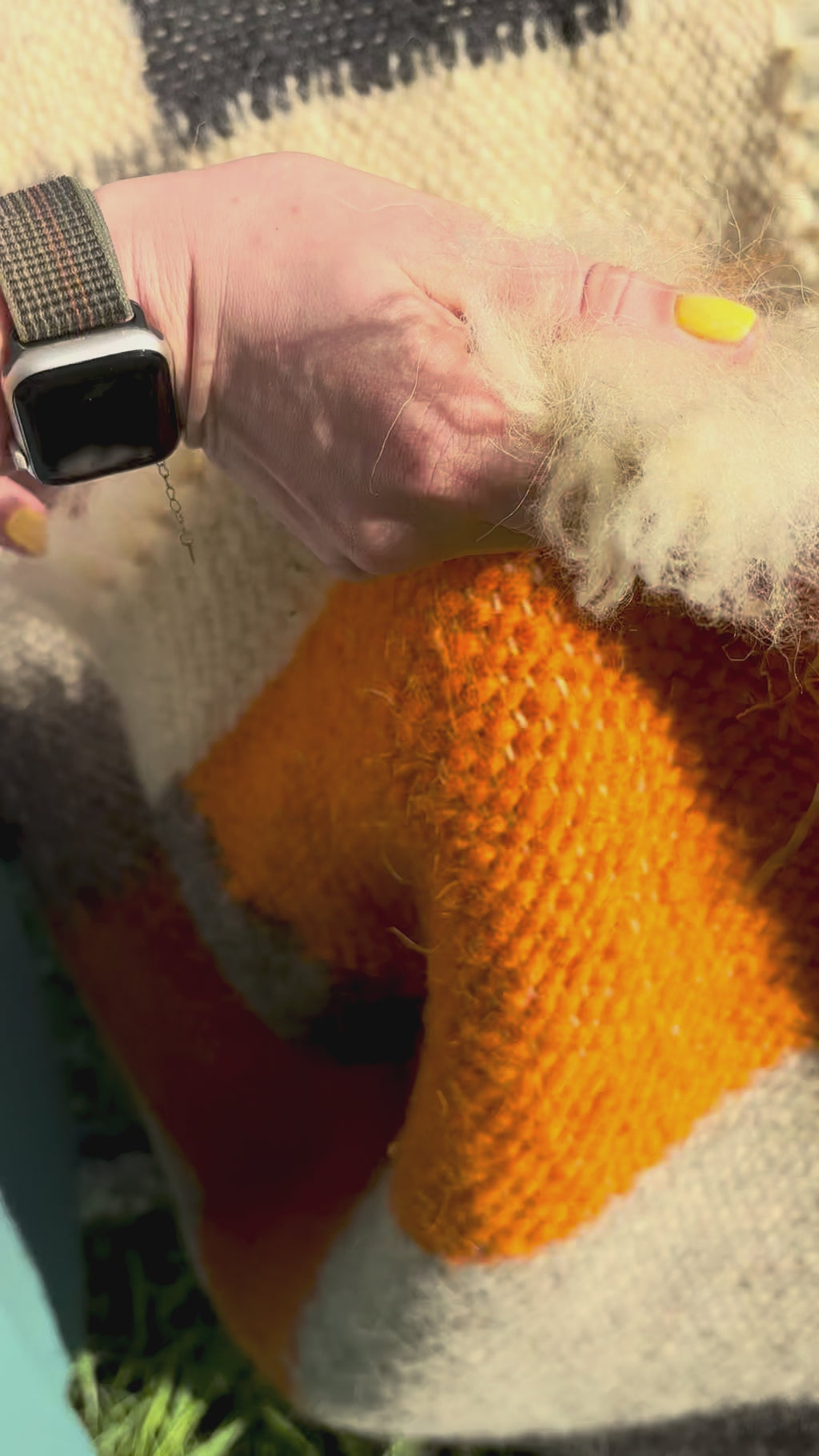 Carpathian Ember Wool Throw