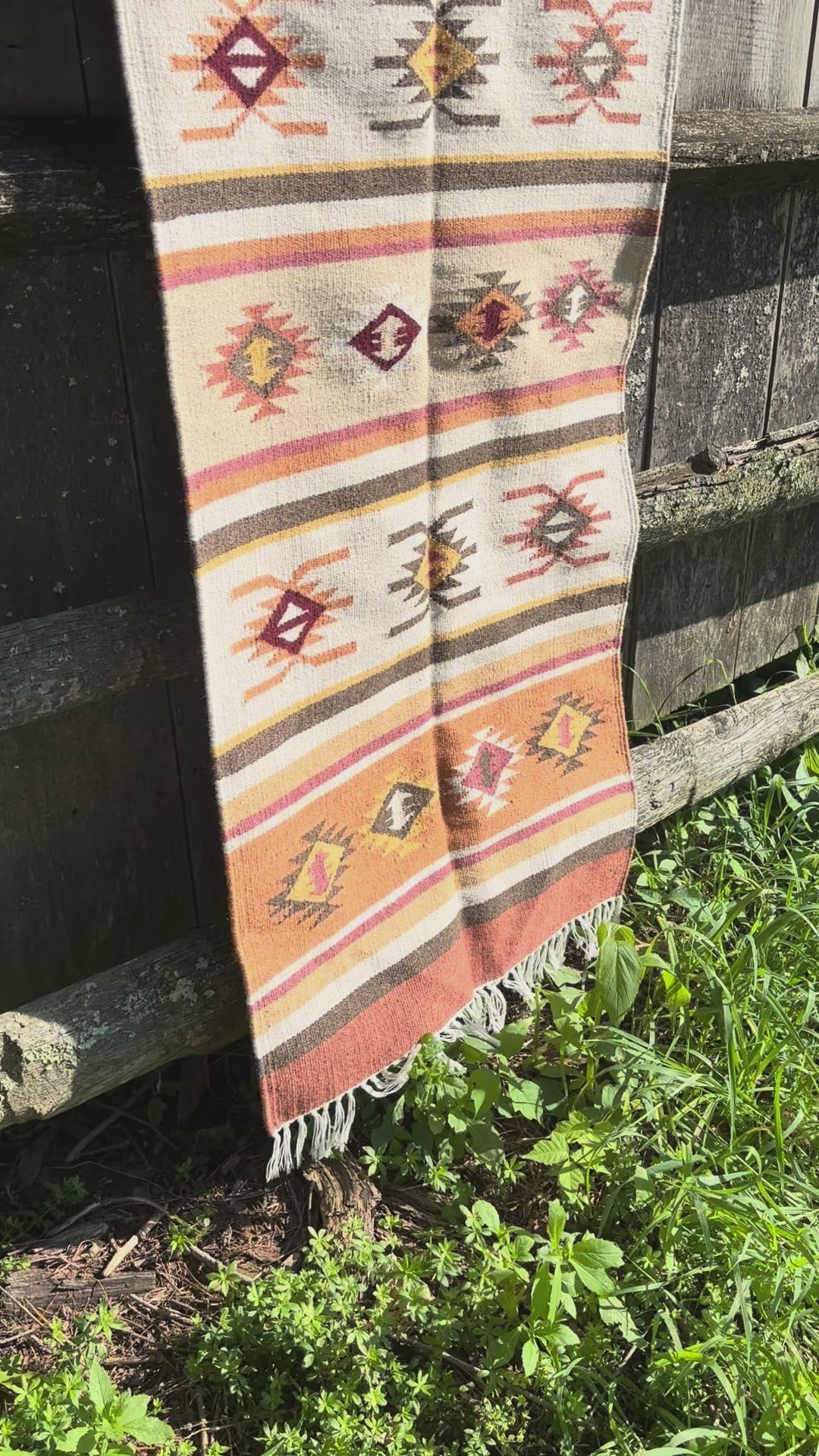 Carpathian Fall Wool Runner — 59 x 26 inches
