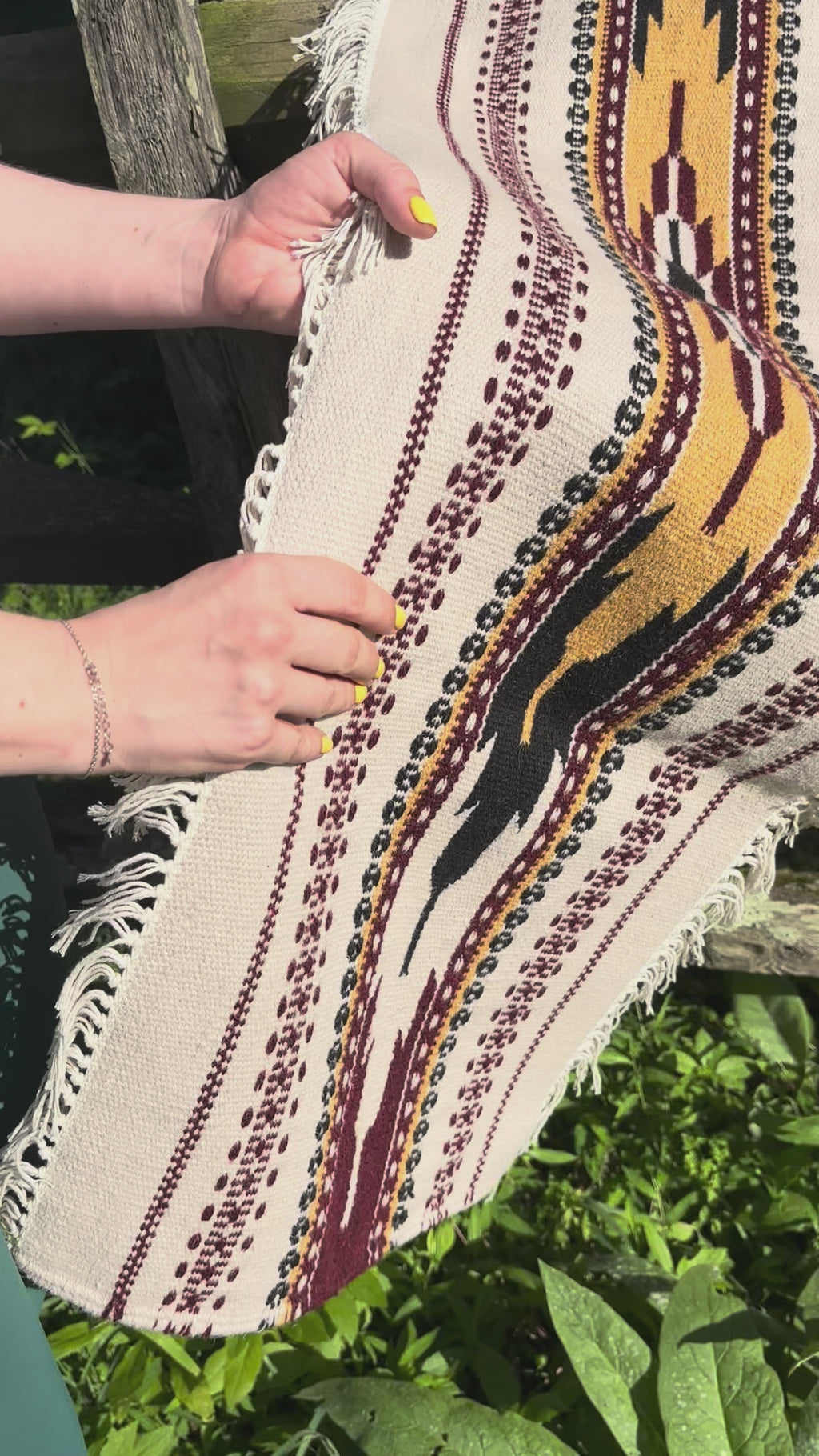 Carpathian Harvest Wool Runner — 54 x 16 in