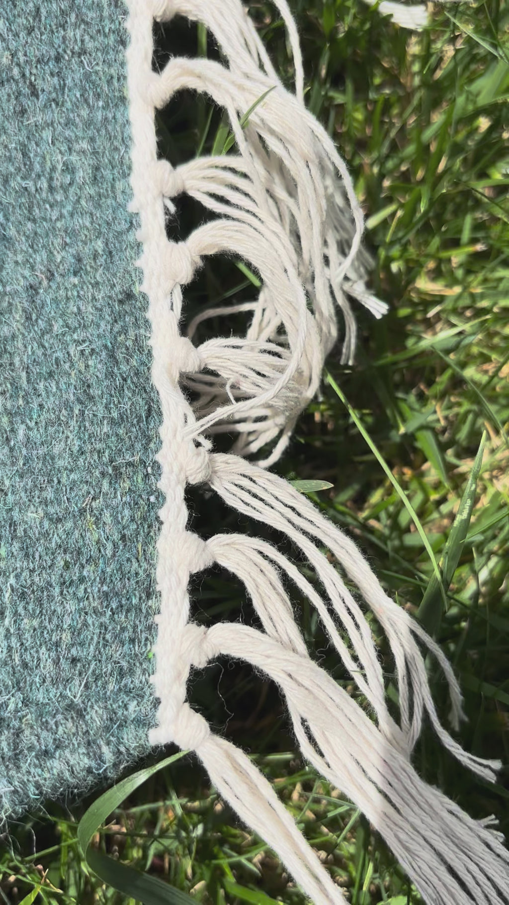 Sage & Terracotta Wool Handmade Kilim Rug