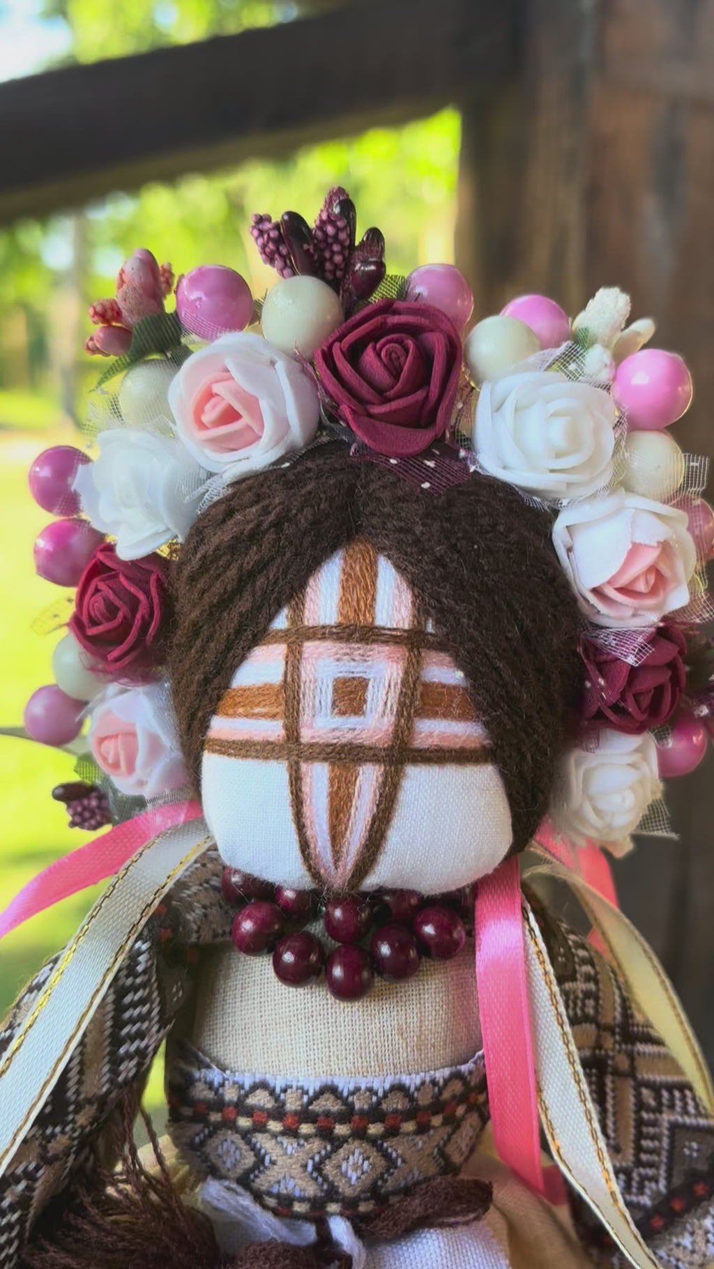 Beige Motanka Doll — 10 inches