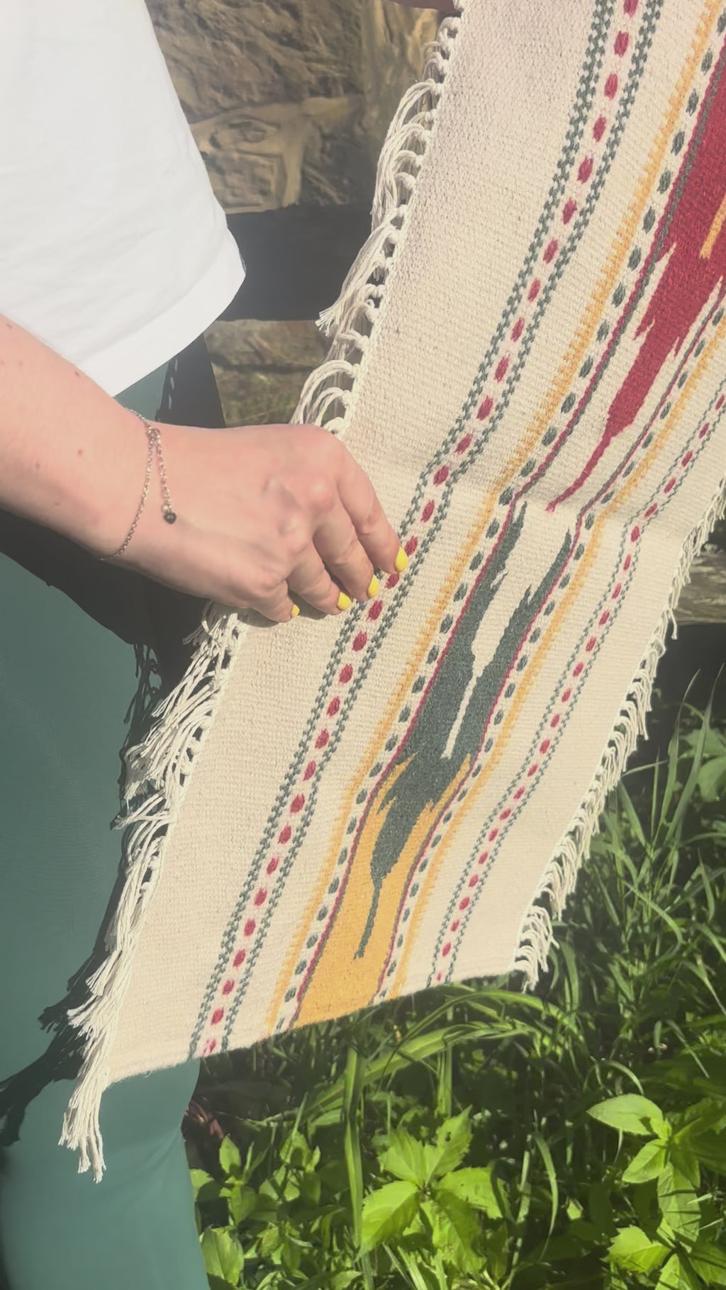 Carpathian Hearth Wool Runner —  55 x 16 in